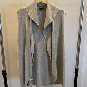 Ann Taylor Factory draped front sweater vest